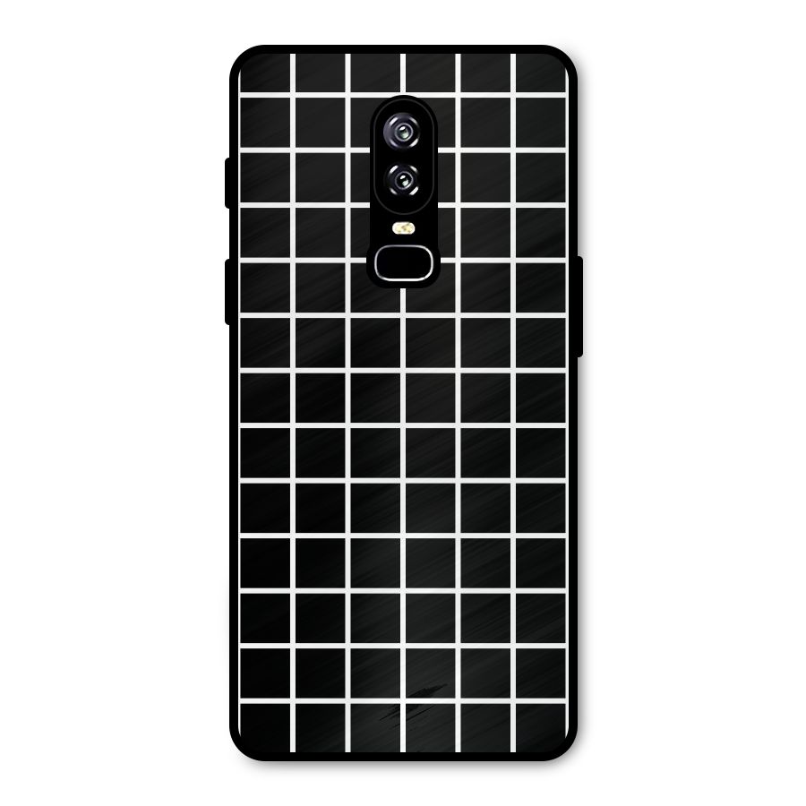 Square Puzzle Metal Back Case for OnePlus 6