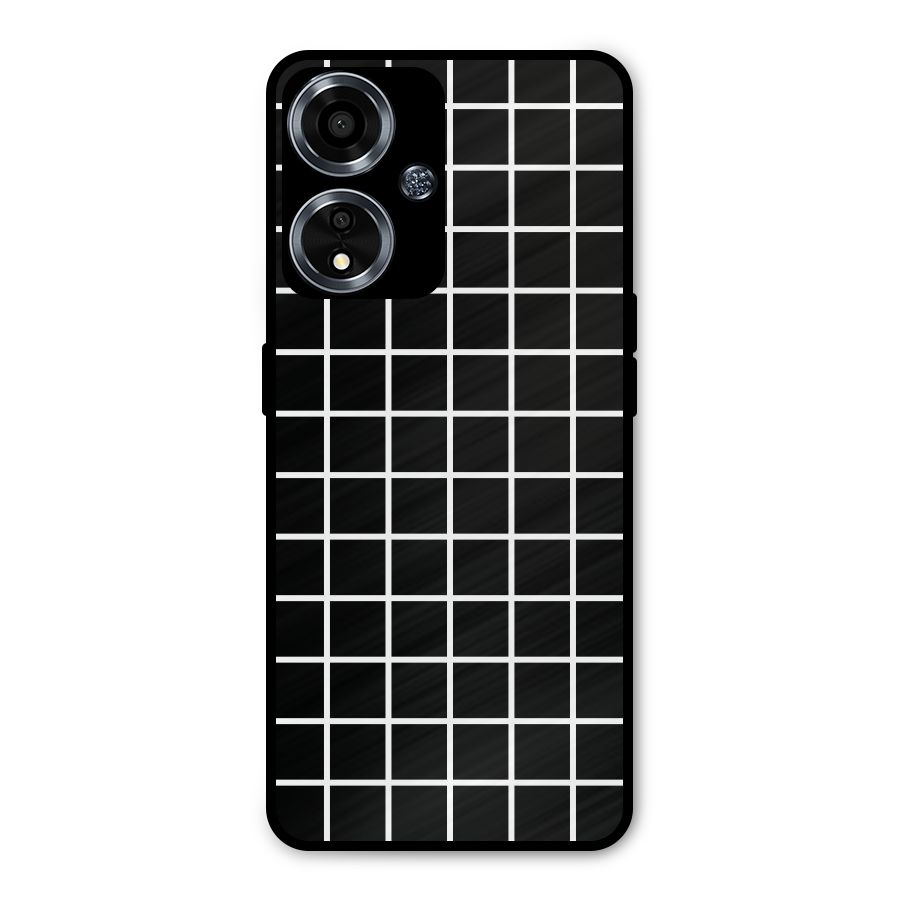 Square Puzzle Metal Back Case for Oppo A59