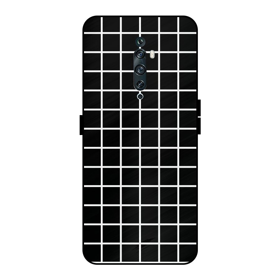 Square Puzzle Metal Back Case for Oppo Reno2 Z