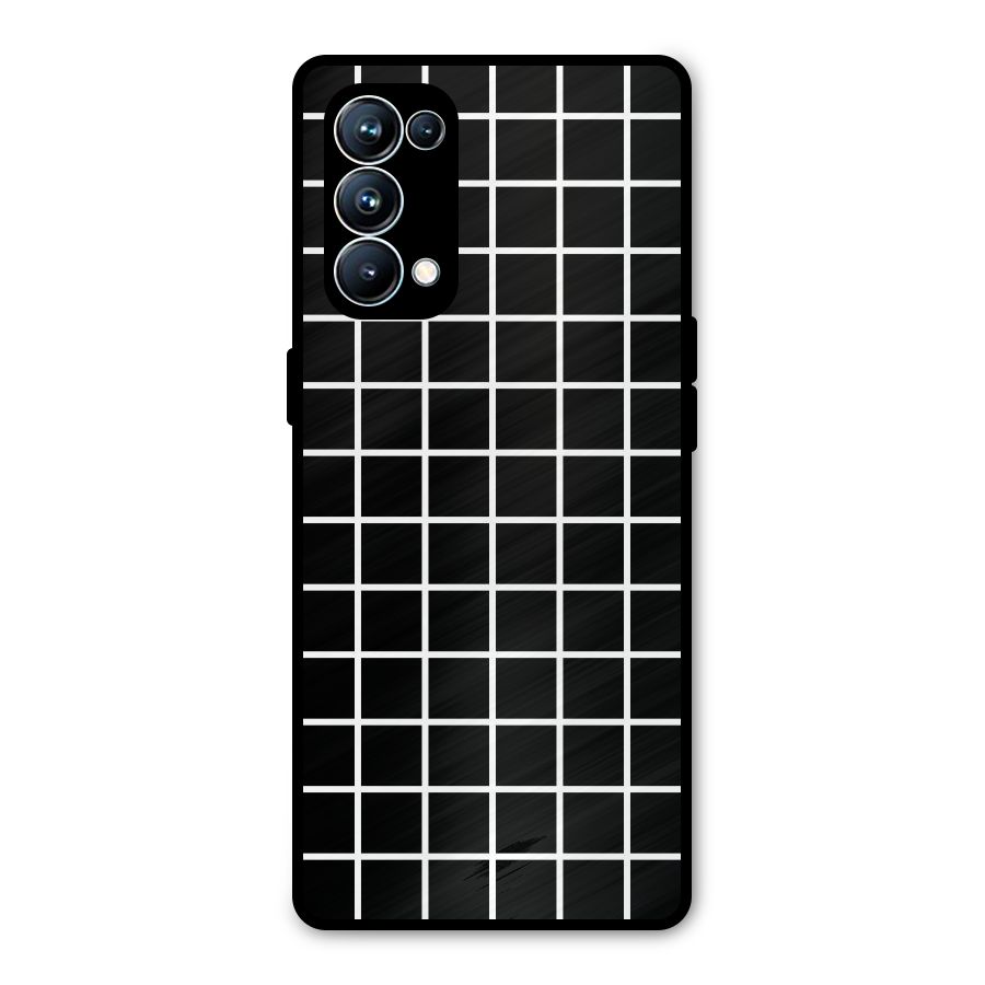 Square Puzzle Metal Back Case for Oppo Reno5 Pro 5G
