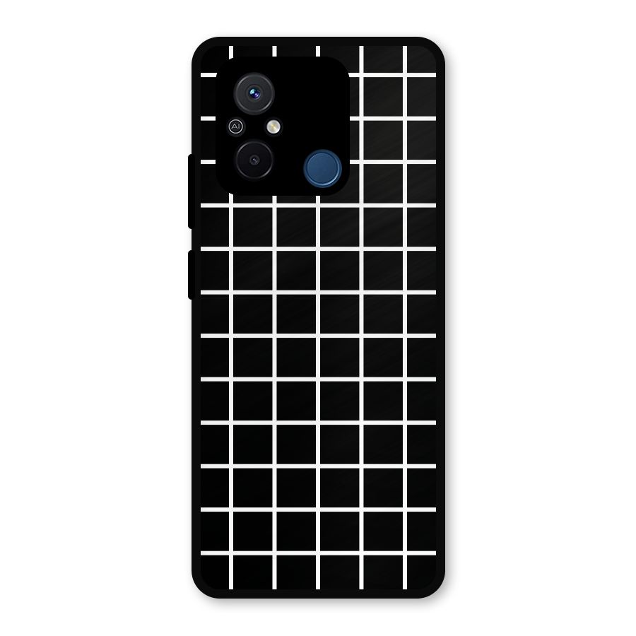 Square Puzzle Metal Back Case for Poco C55