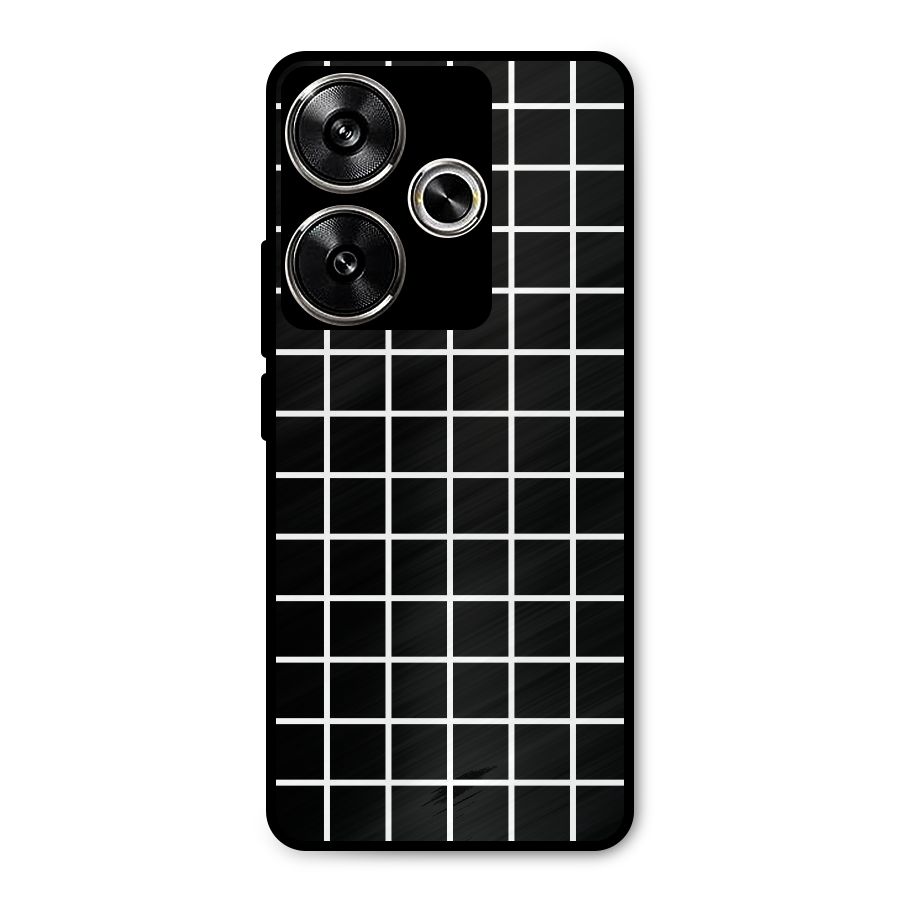 Square Puzzle Metal Back Case for Poco F6