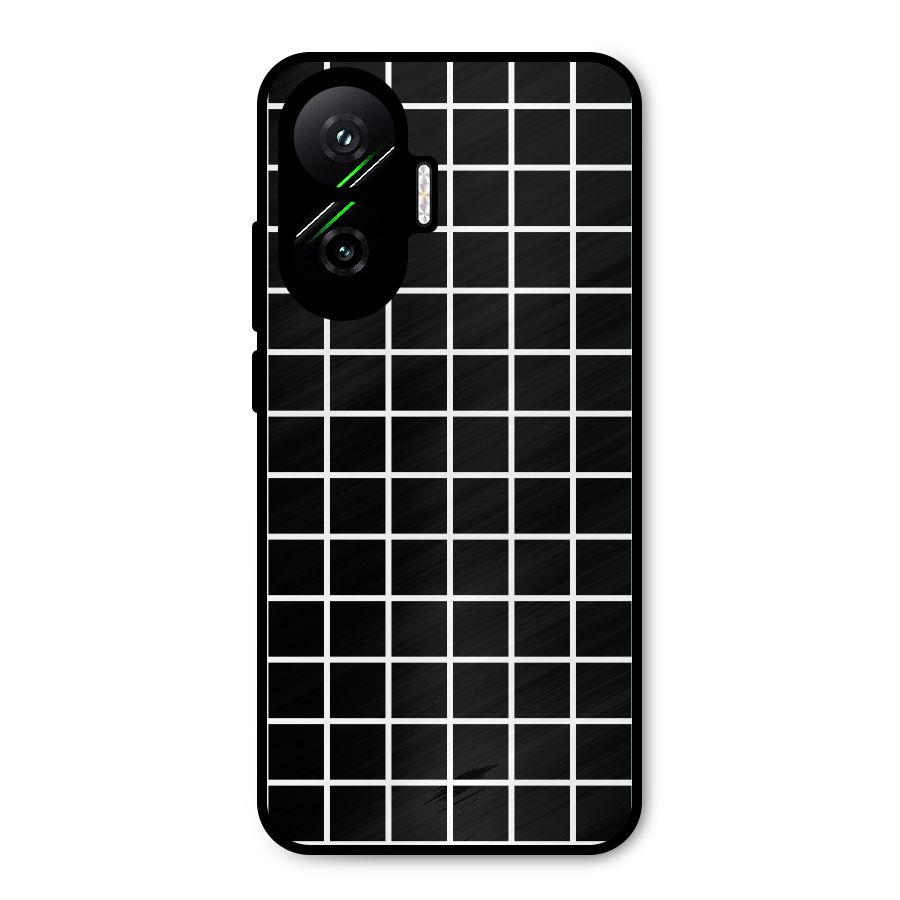 Square Puzzle Metal Back Case for Poco F7