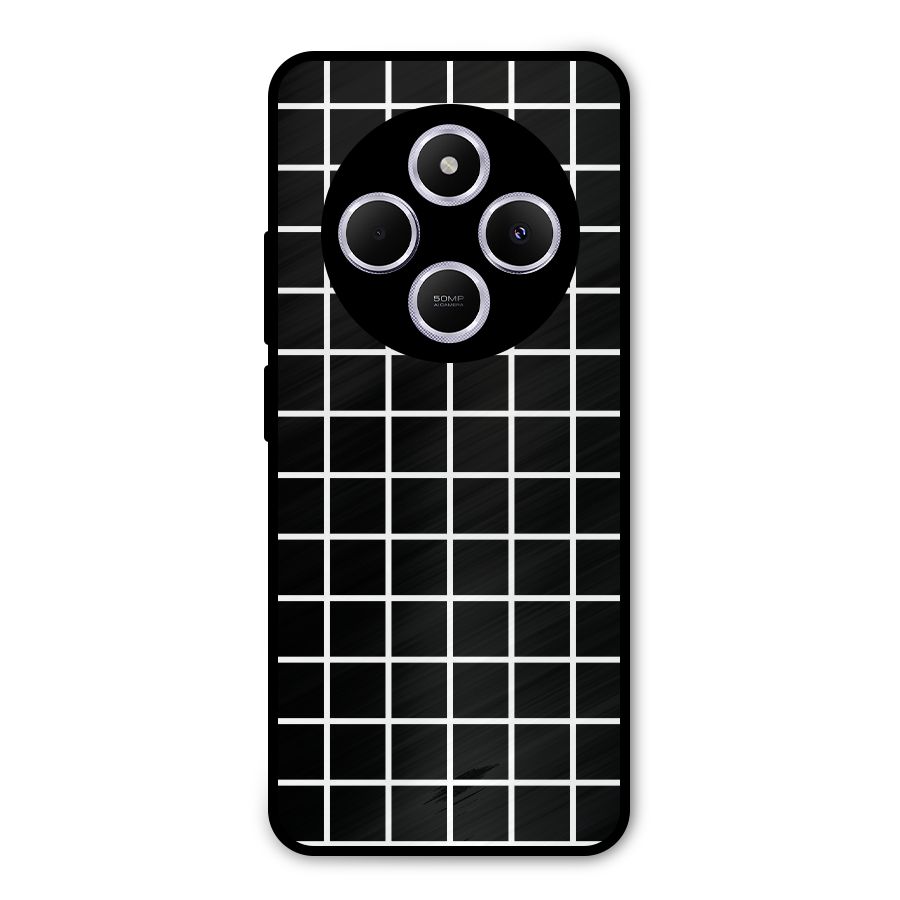 Square Puzzle Metal Back Case for Poco M7
