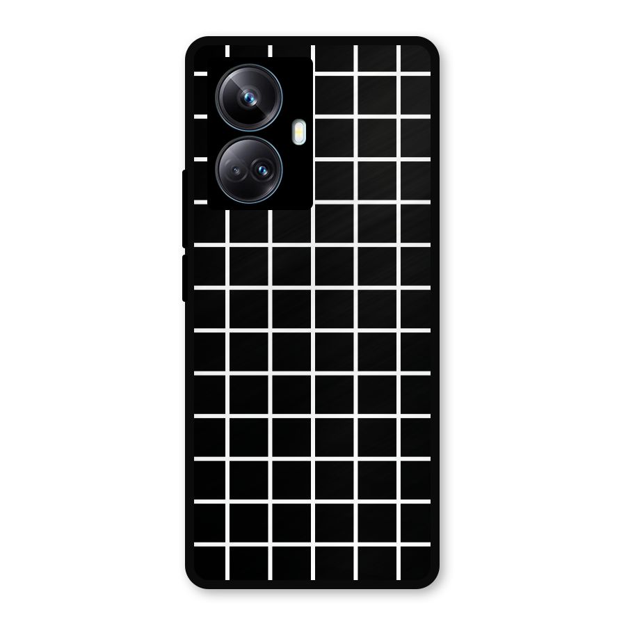 Square Puzzle Metal Back Case for Realme 10 Pro Plus