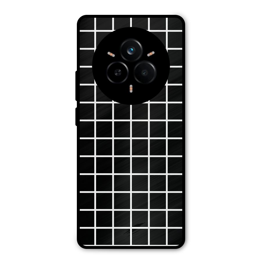 Square Puzzle Metal Back Case for Realme 14 Pro