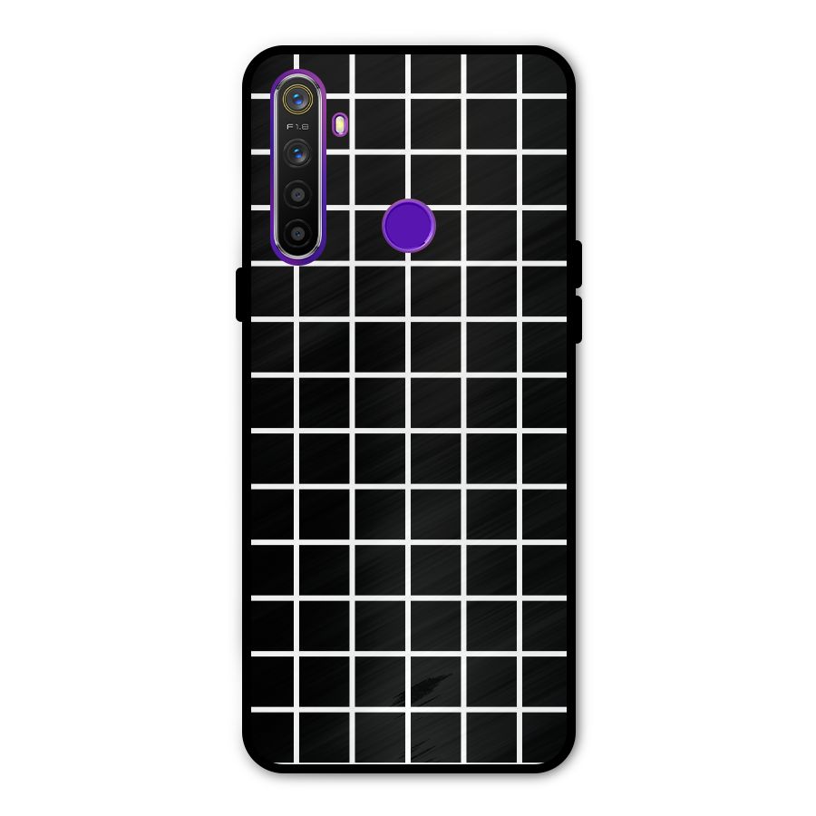 Square Puzzle Metal Back Case for Realme 5