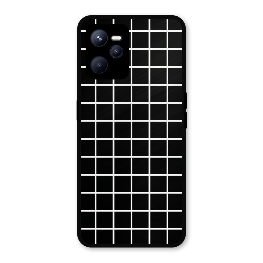 Square Puzzle Metal Back Case for Realme C35
