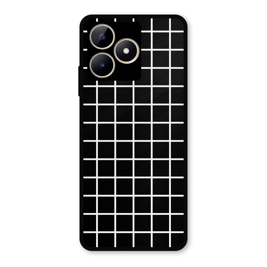 Square Puzzle Metal Back Case for Realme C53