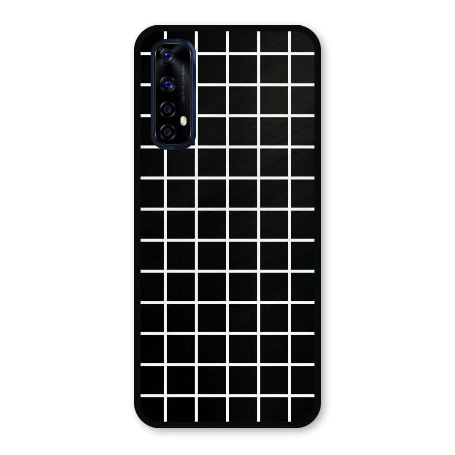 Square Puzzle Metal Back Case for Realme Narzo 20 Pro