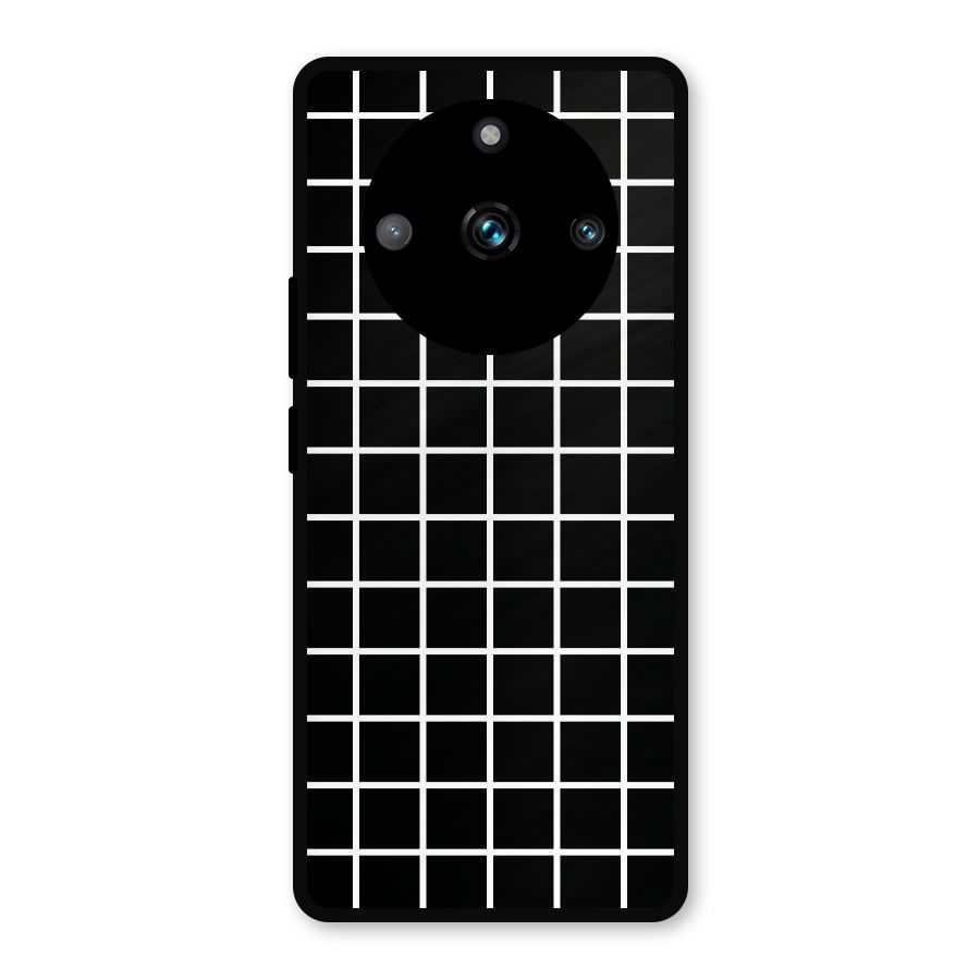 Square Puzzle Metal Back Case for Realme Narzo 60 Pro