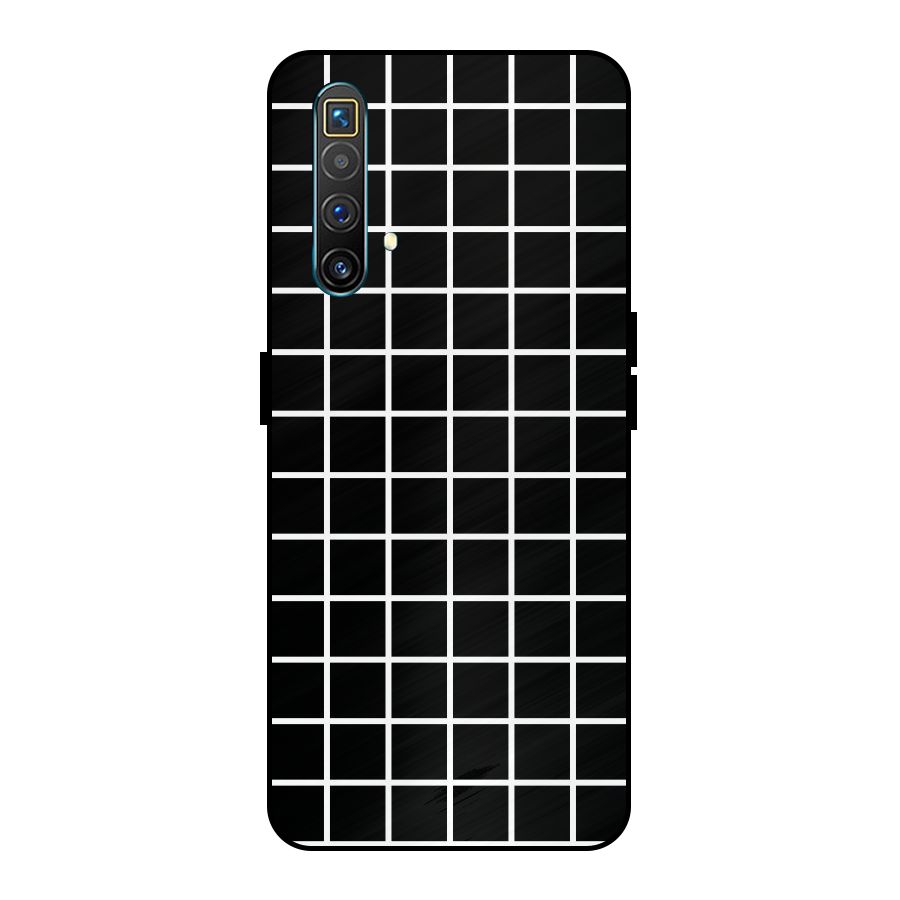 Square Puzzle Metal Back Case for Realme X3 SuperZoom