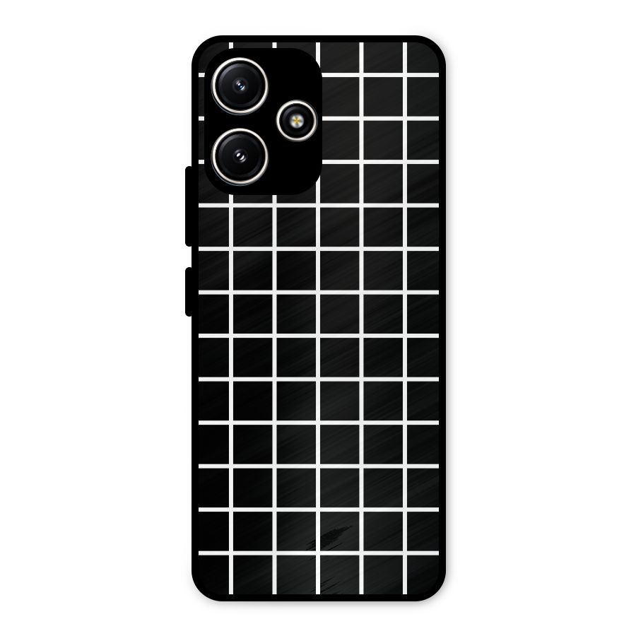 Square Puzzle Metal Back Case for Redmi 12 5G