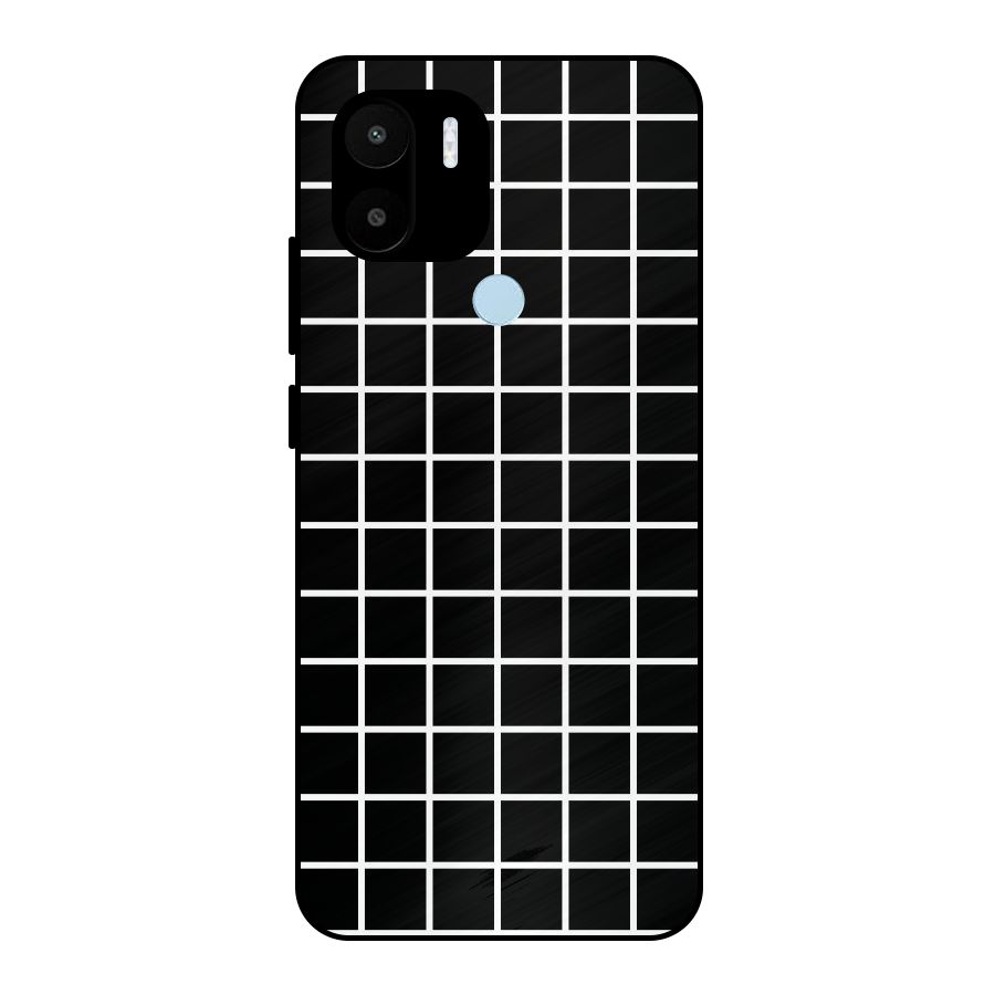 Square Puzzle Metal Back Case for Redmi A2+