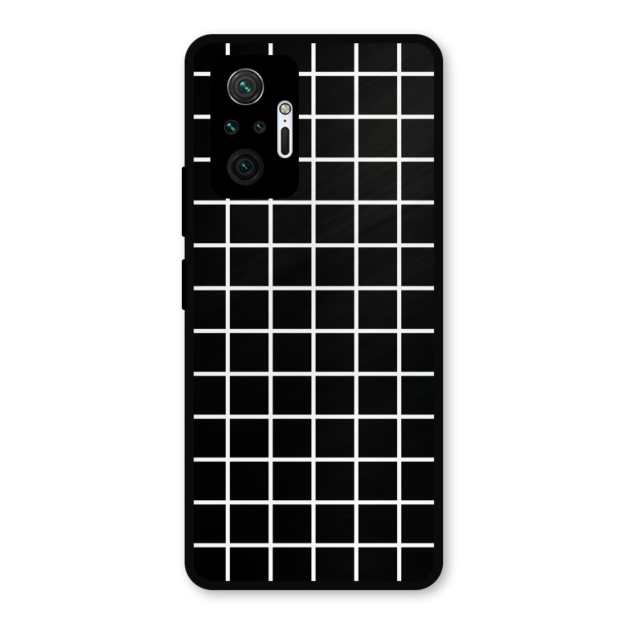 Square Puzzle Metal Back Case for Redmi Note 10 Pro