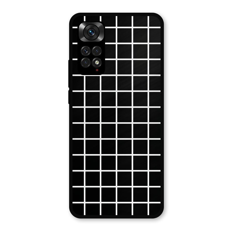 Square Puzzle Metal Back Case for Redmi Note 11s