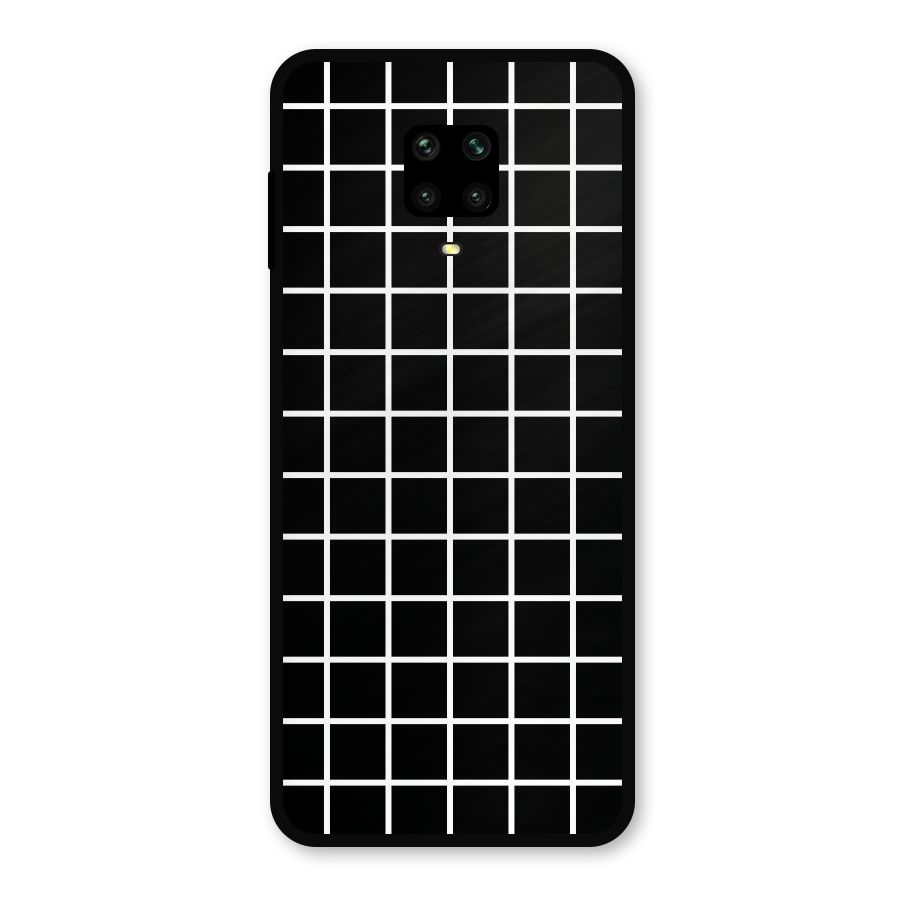 Square Puzzle Metal Back Case for Redmi Note 9 Pro Max