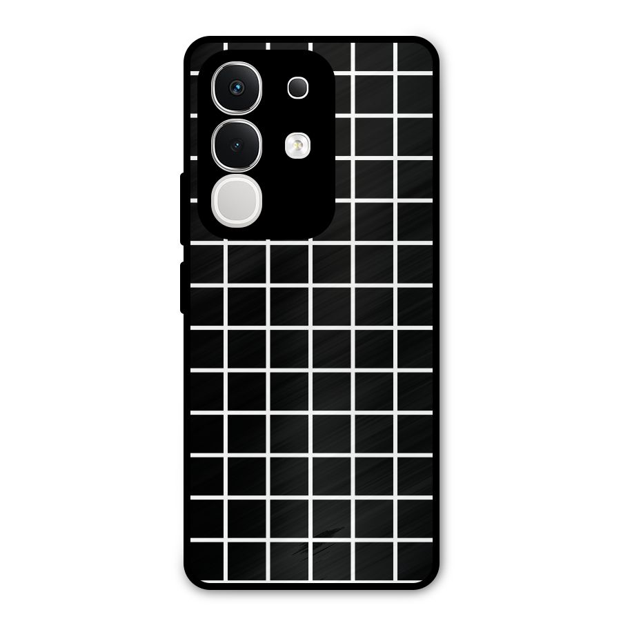 Square Puzzle Metal Back Case for Vivo T4x