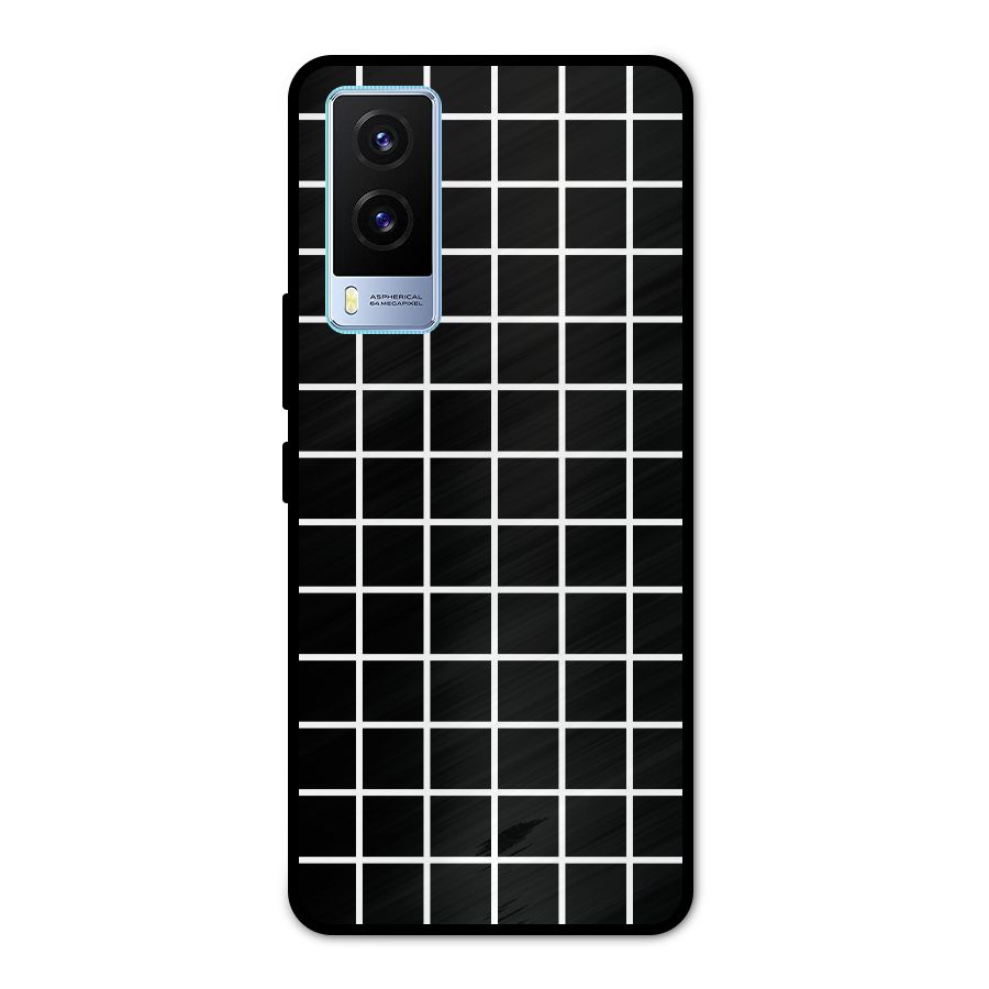 Square Puzzle Metal Back Case for Vivo V21e 5G