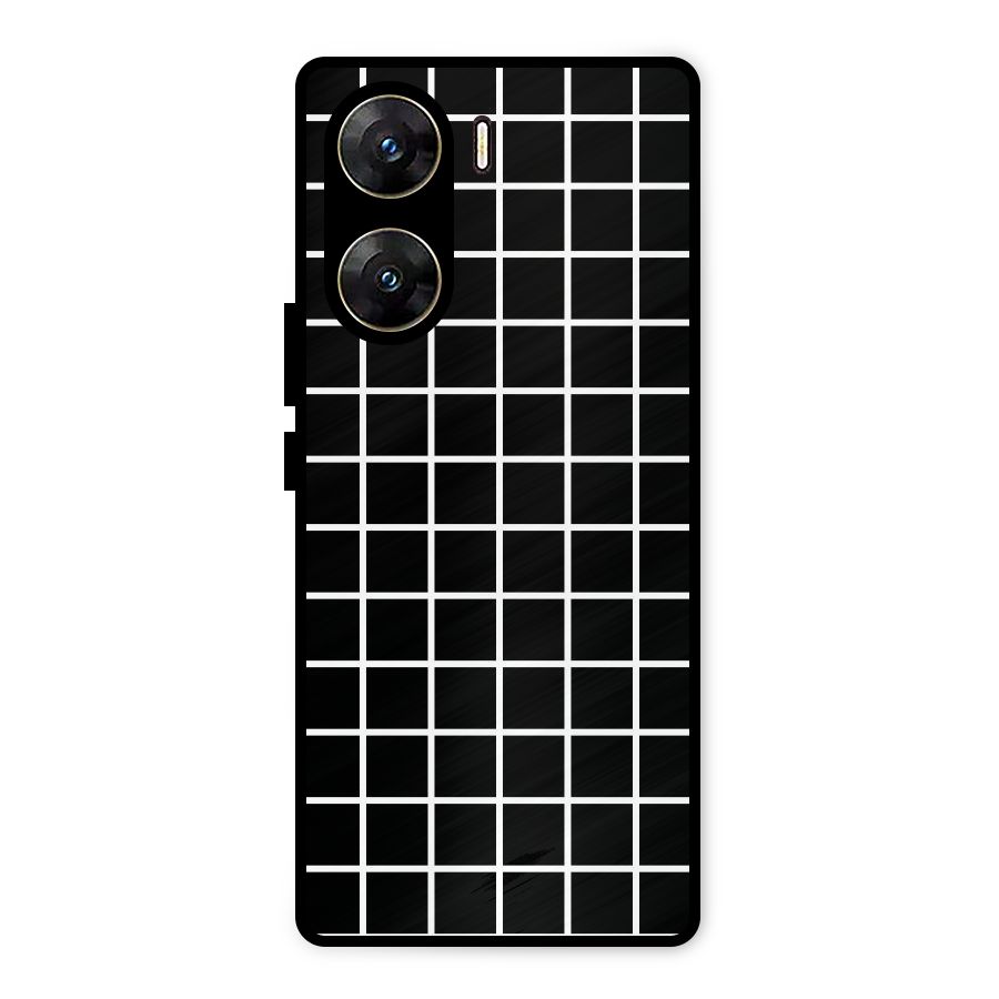 Square Puzzle Metal Back Case for Vivo V29e