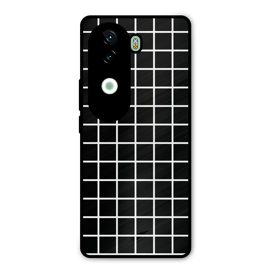 Square Puzzle Metal Back Case for Vivo V40e