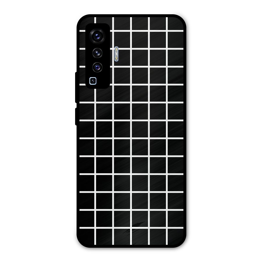 Square Puzzle Metal Back Case for Vivo X50