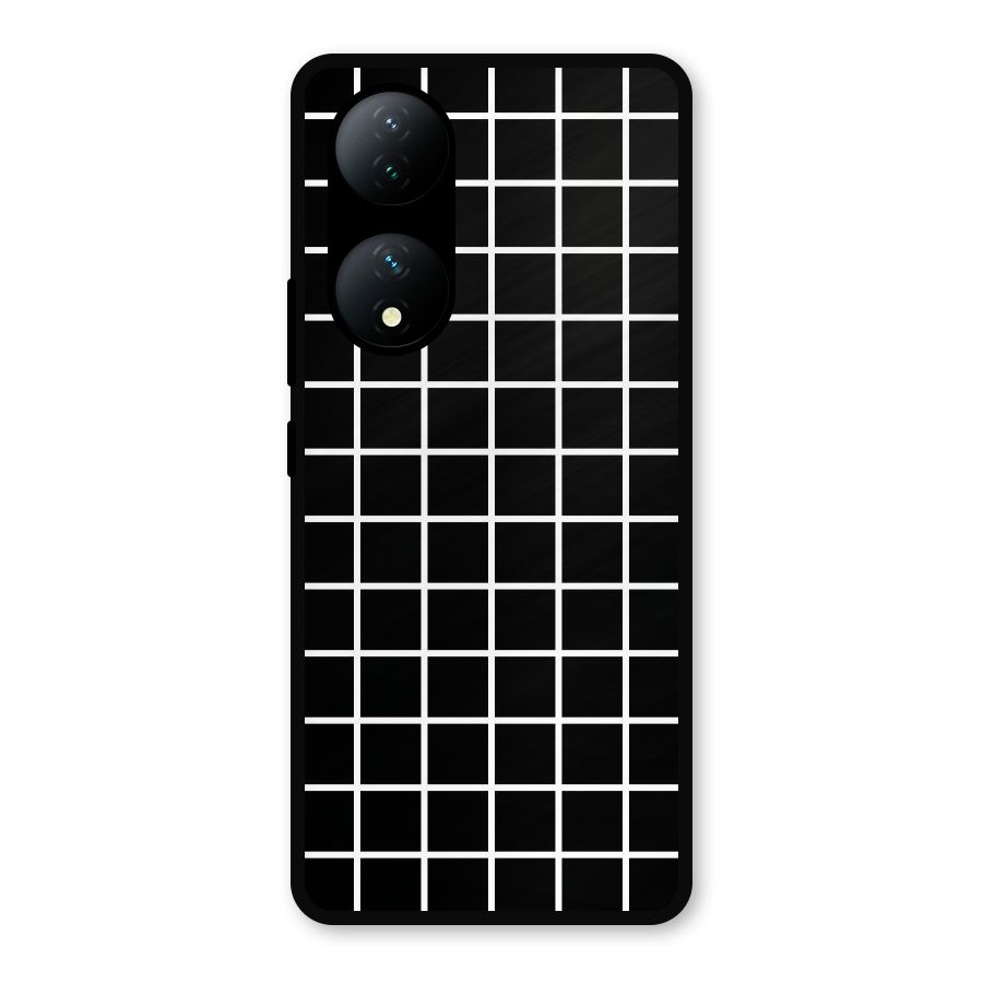 Square Puzzle Metal Back Case for Vivo Y100
