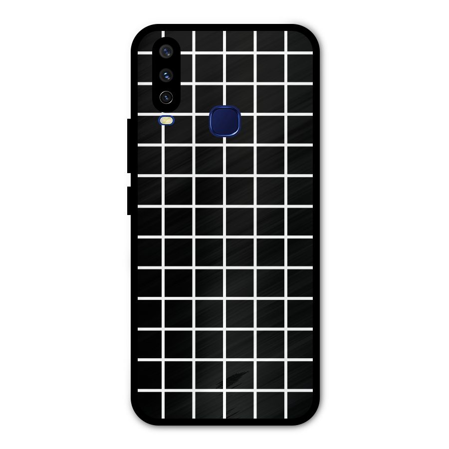 Square Puzzle Metal Back Case for Vivo Y15