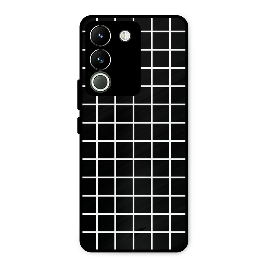 Square Puzzle Metal Back Case for Vivo Y200