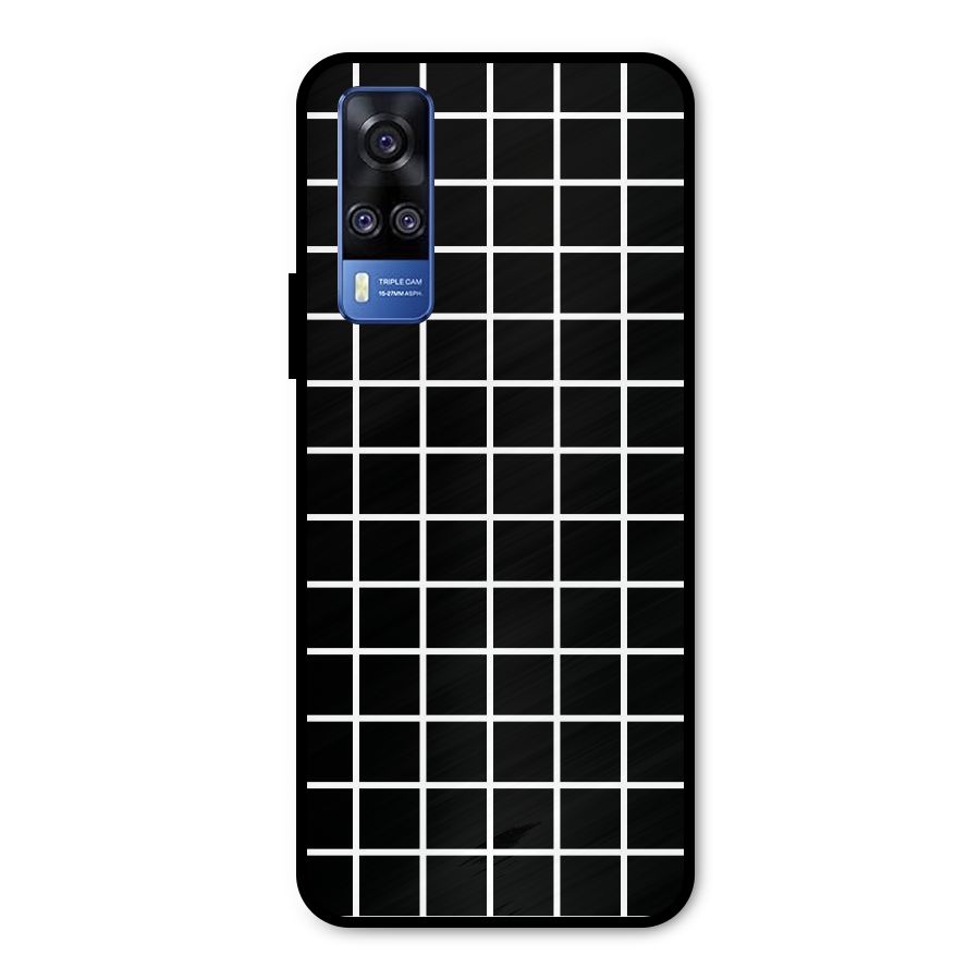 Square Puzzle Metal Back Case for Vivo Y31