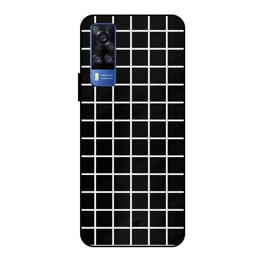 Square Puzzle Metal Back Case for Vivo Y51