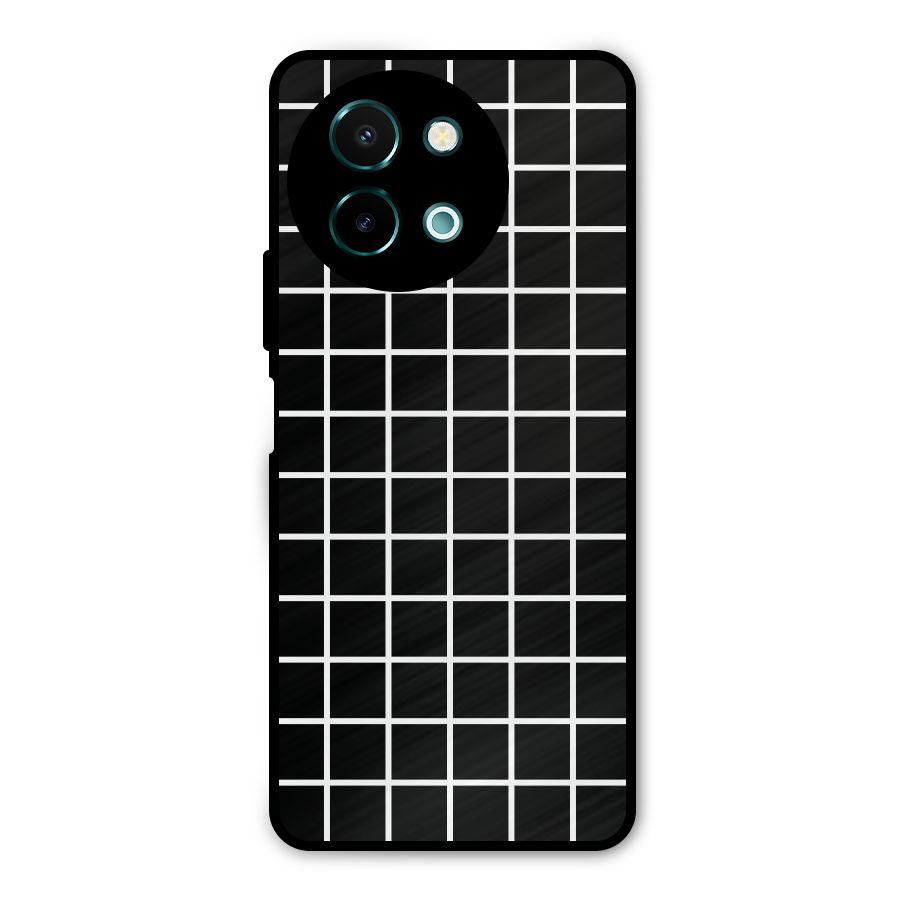 Square Puzzle Metal Back Case for Vivo Y58