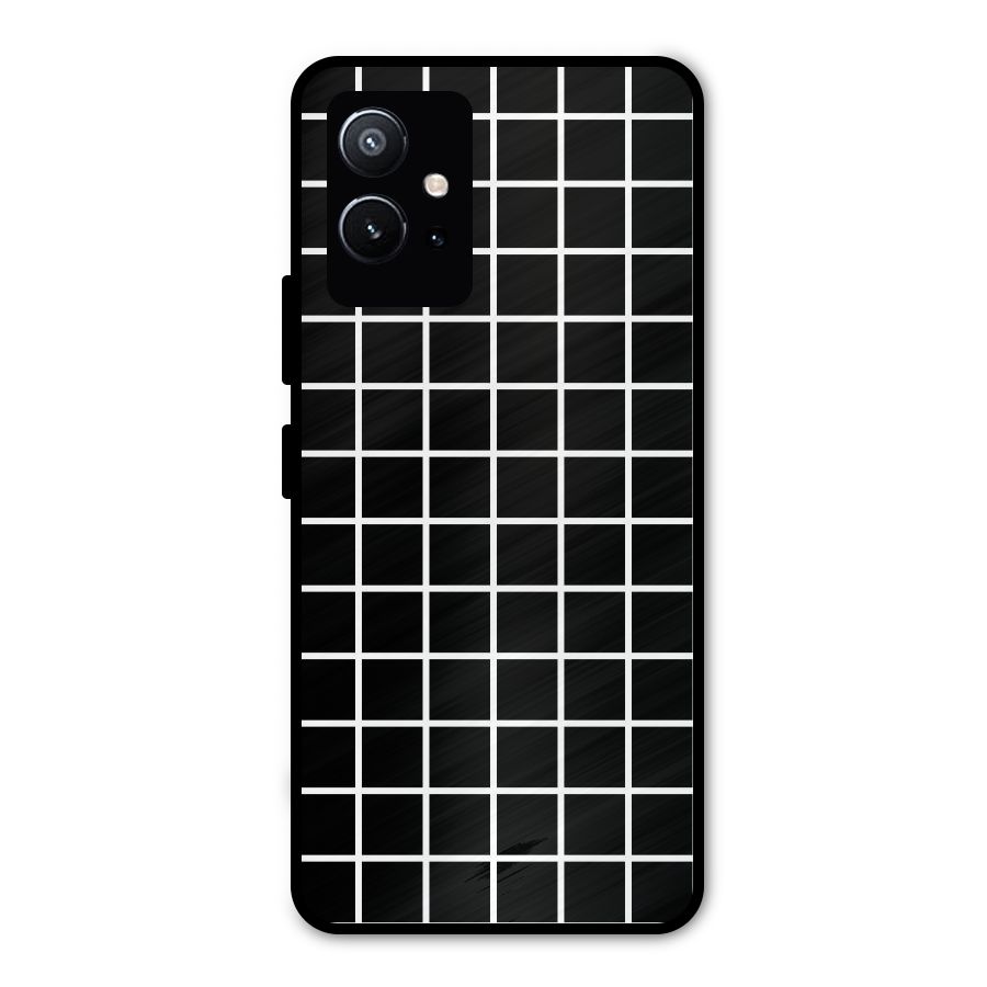 Square Puzzle Metal Back Case for Vivo Y75 5G