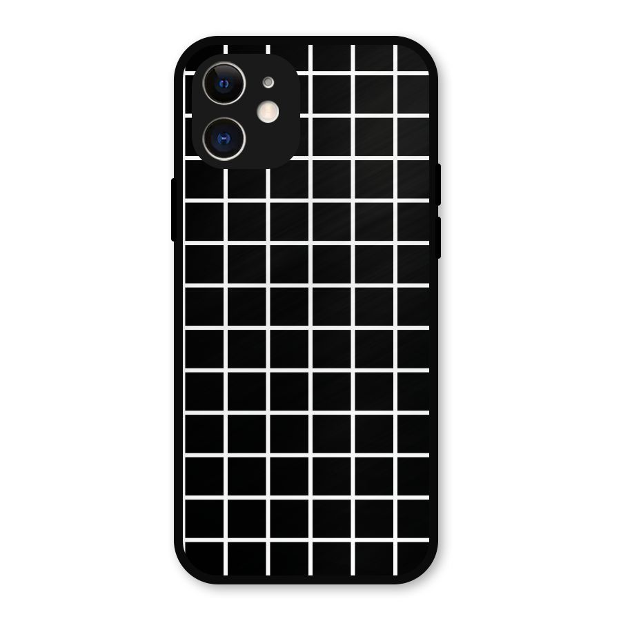 Square Puzzle Metal Back Case for iPhone 12