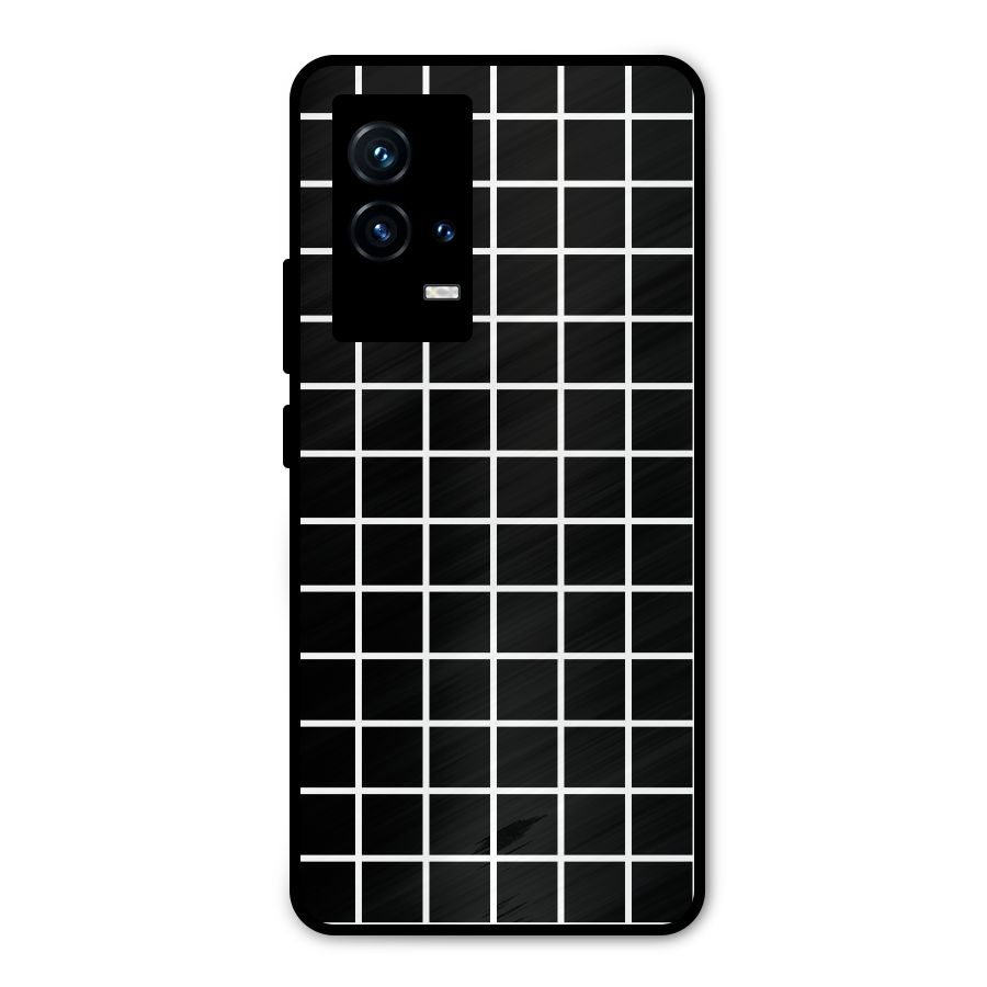 Square Puzzle Metal Back Case for iQOO 9 5G