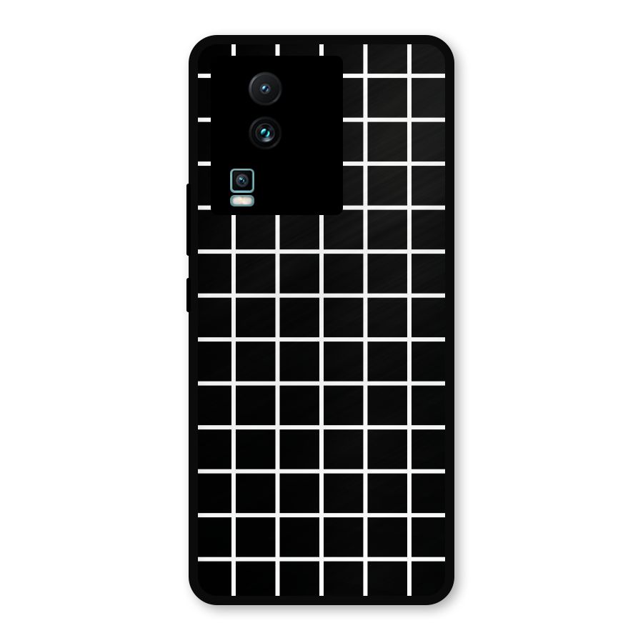 Square Puzzle Metal Back Case for iQOO Neo 7 Pro