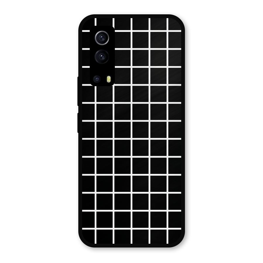 Square Puzzle Metal Back Case for iQOO Z3