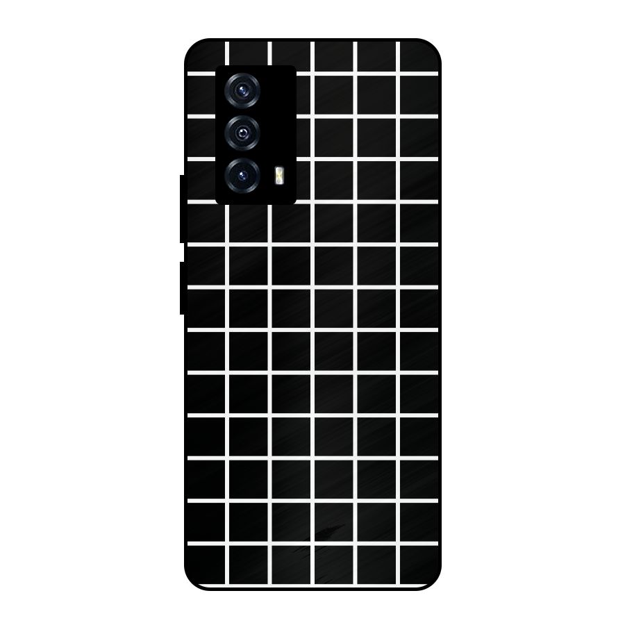 Square Puzzle Metal Back Case for iQOO Z5