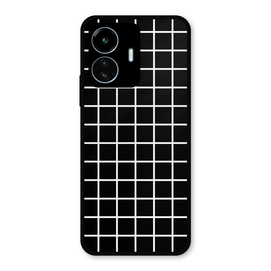 Square Puzzle Metal Back Case for vivo iQOO Z6 Lite 5G