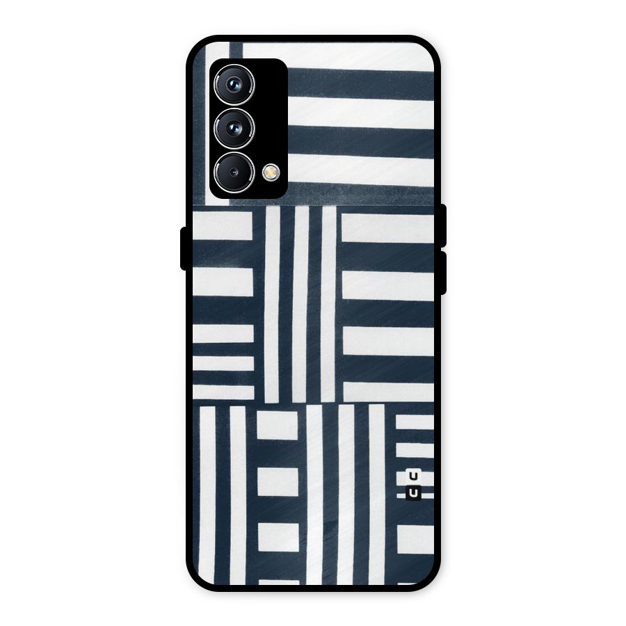 Square  Stripes Metal Back Case for Realme GT Master Edition