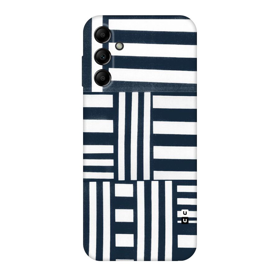 Square  Stripes Original Polycarbonate Back Case for Galaxy A14 5G
