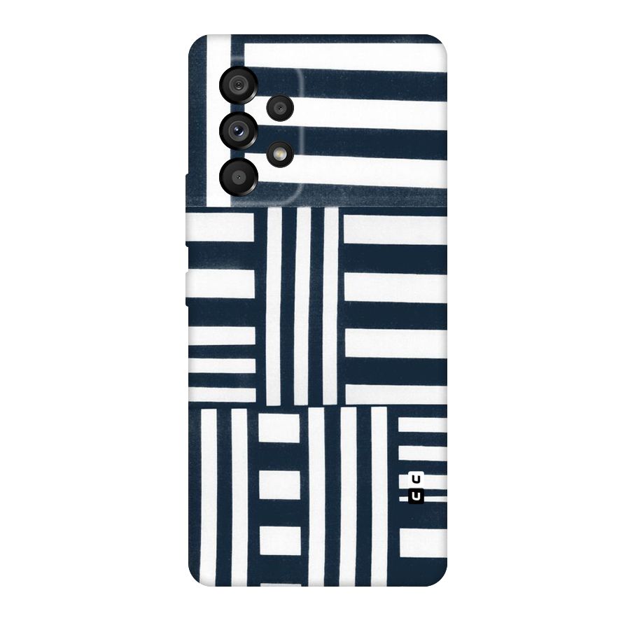 Square  Stripes Original Polycarbonate Back Case for Galaxy A53 5G