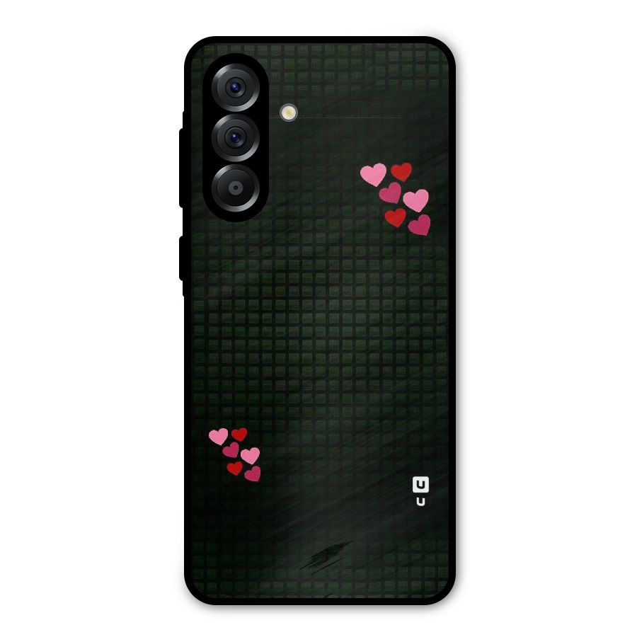 Square and Hearts Metal Back Case for Galaxy A56