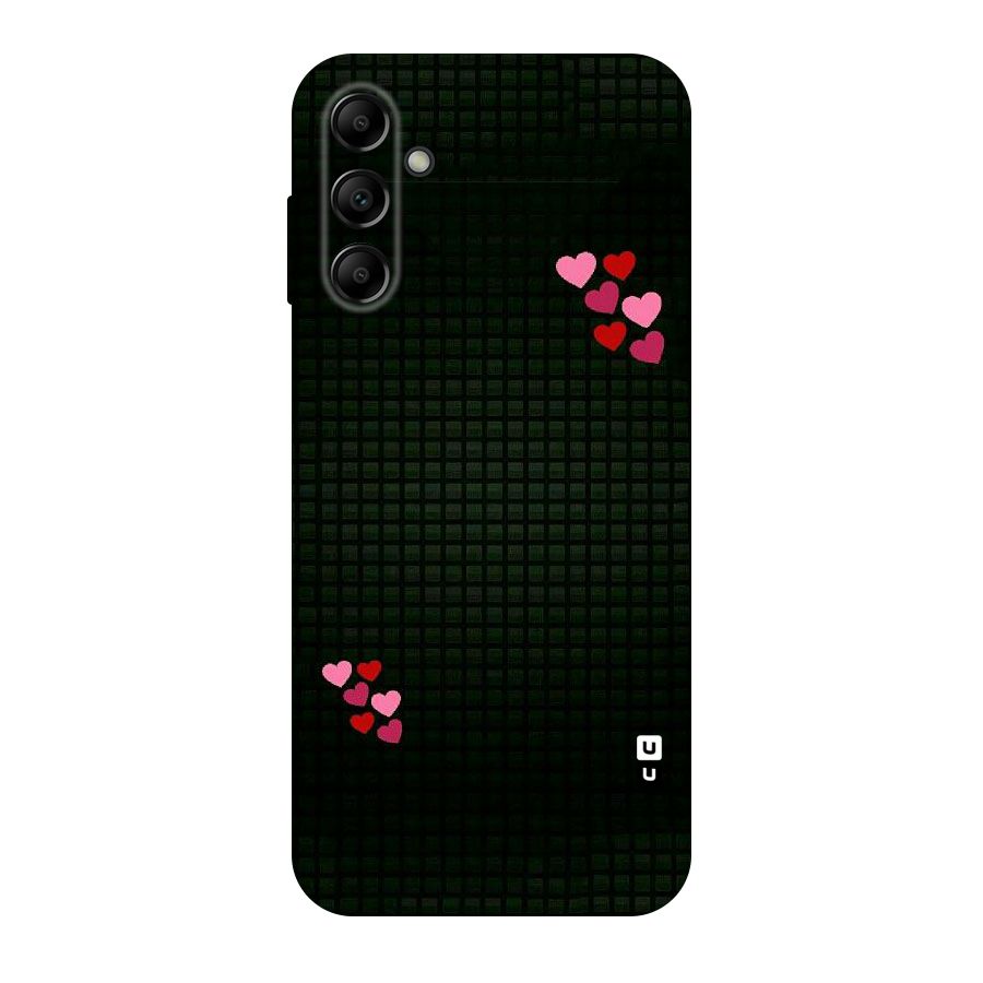 Square and Hearts Original Polycarbonate Back Case for Galaxy A14 5G