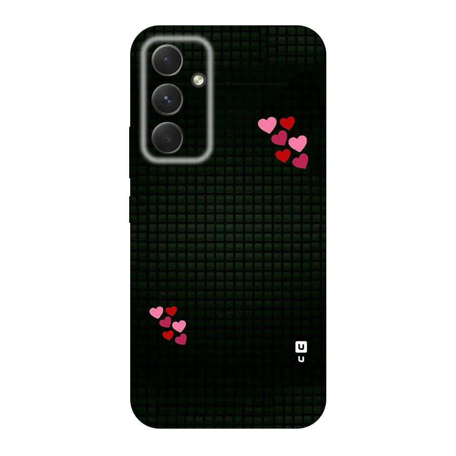 Square and Hearts Original Polycarbonate Back Case for Galaxy A54