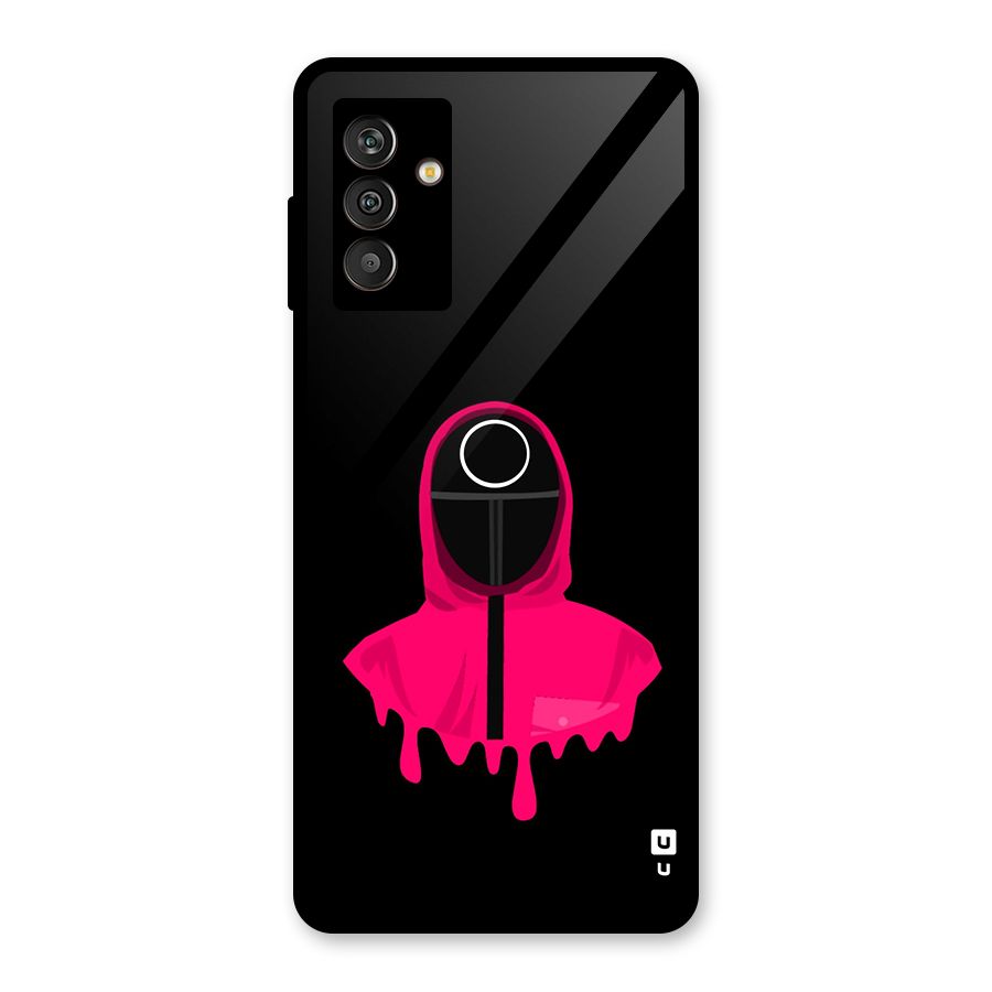 Squid Game Illustration Art Glass Back Case for Galaxy M13