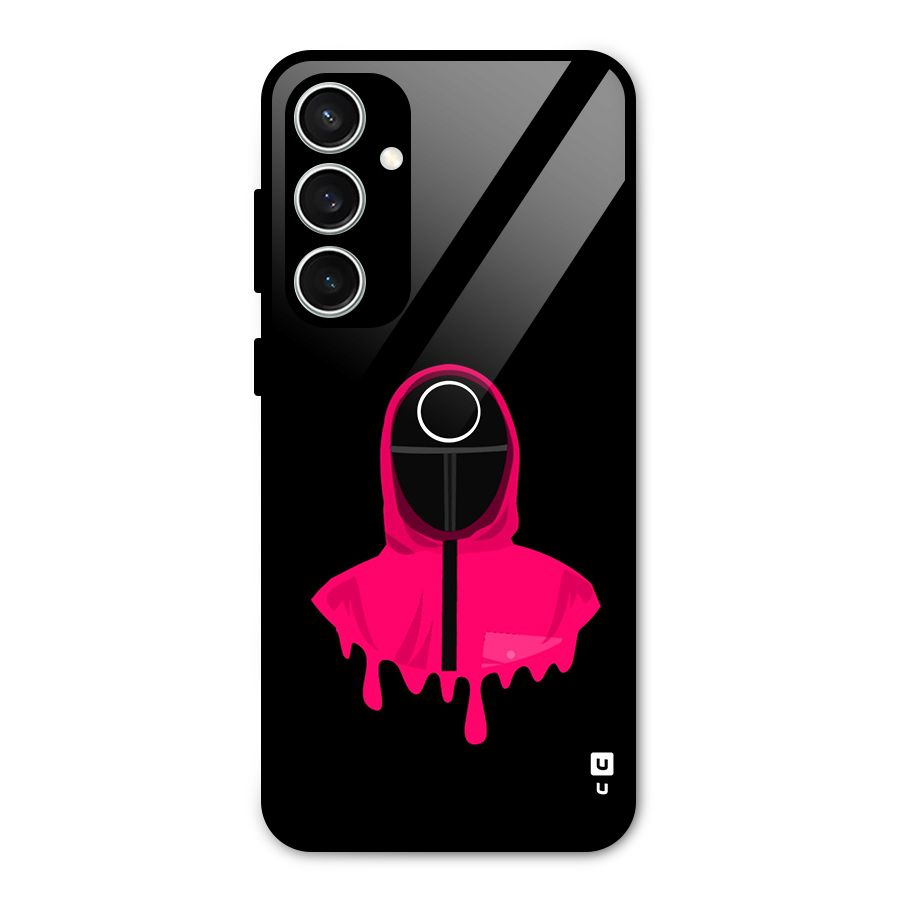 Squid Game Illustration Art Glass Back Case for Galaxy S23 FE