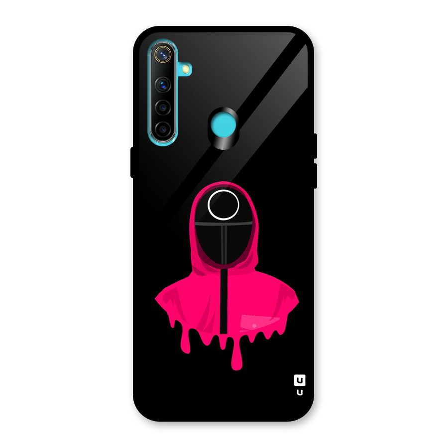 Squid Game Illustration Art Glass Back Case for Realme 5