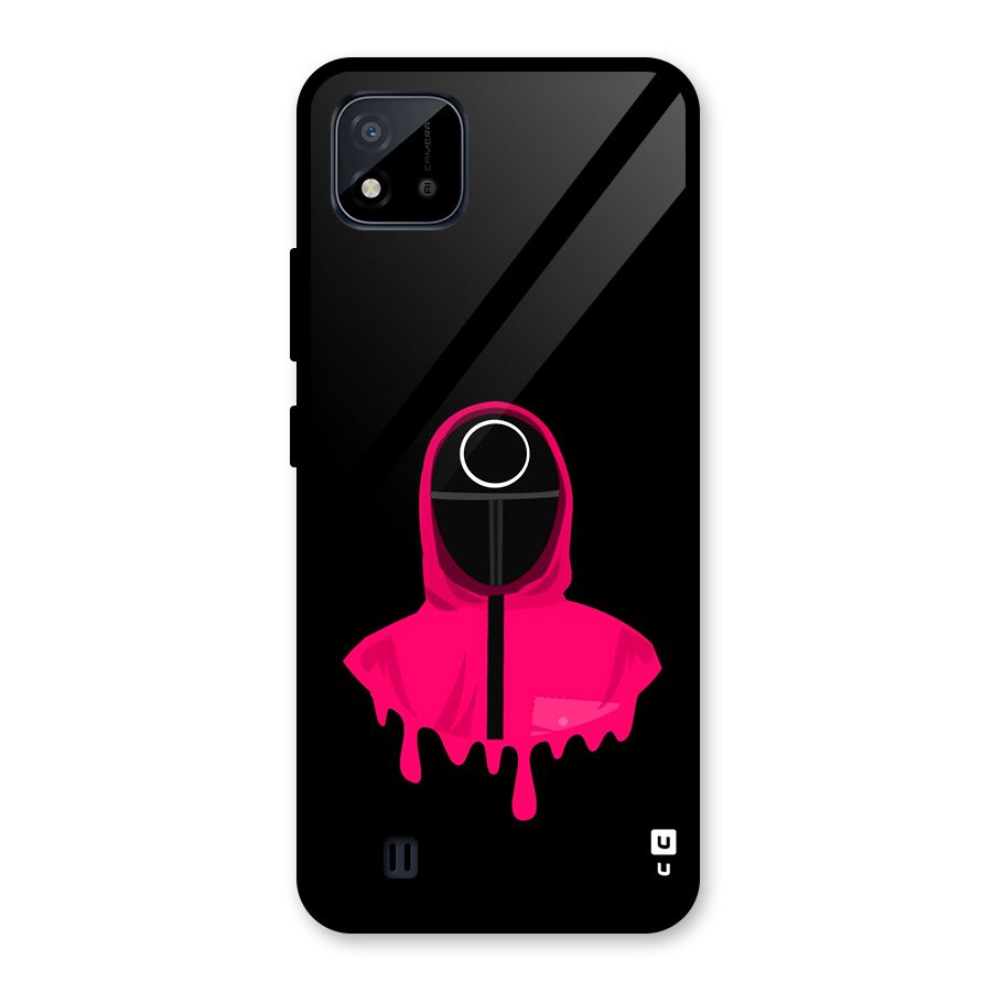 Squid Game Illustration Art Glass Back Case for Realme C11 2021