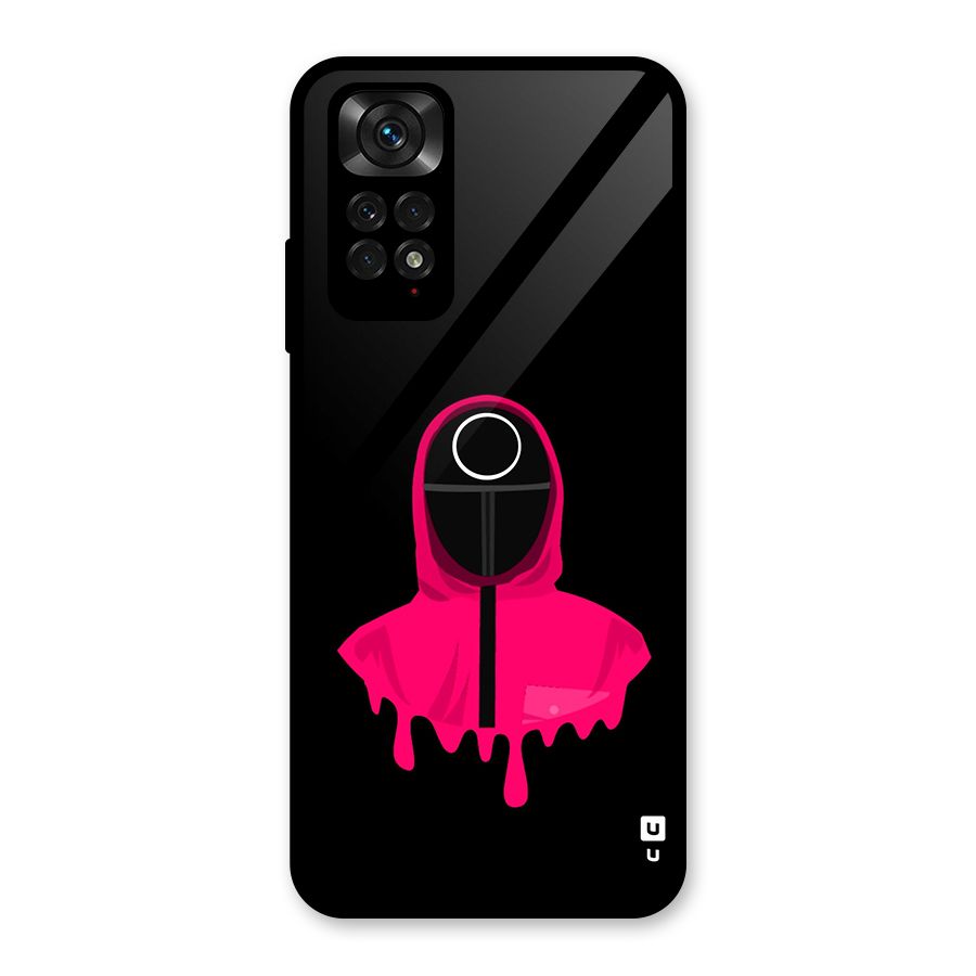 Squid Game Illustration Art Glass Back Case for Redmi Note 11S